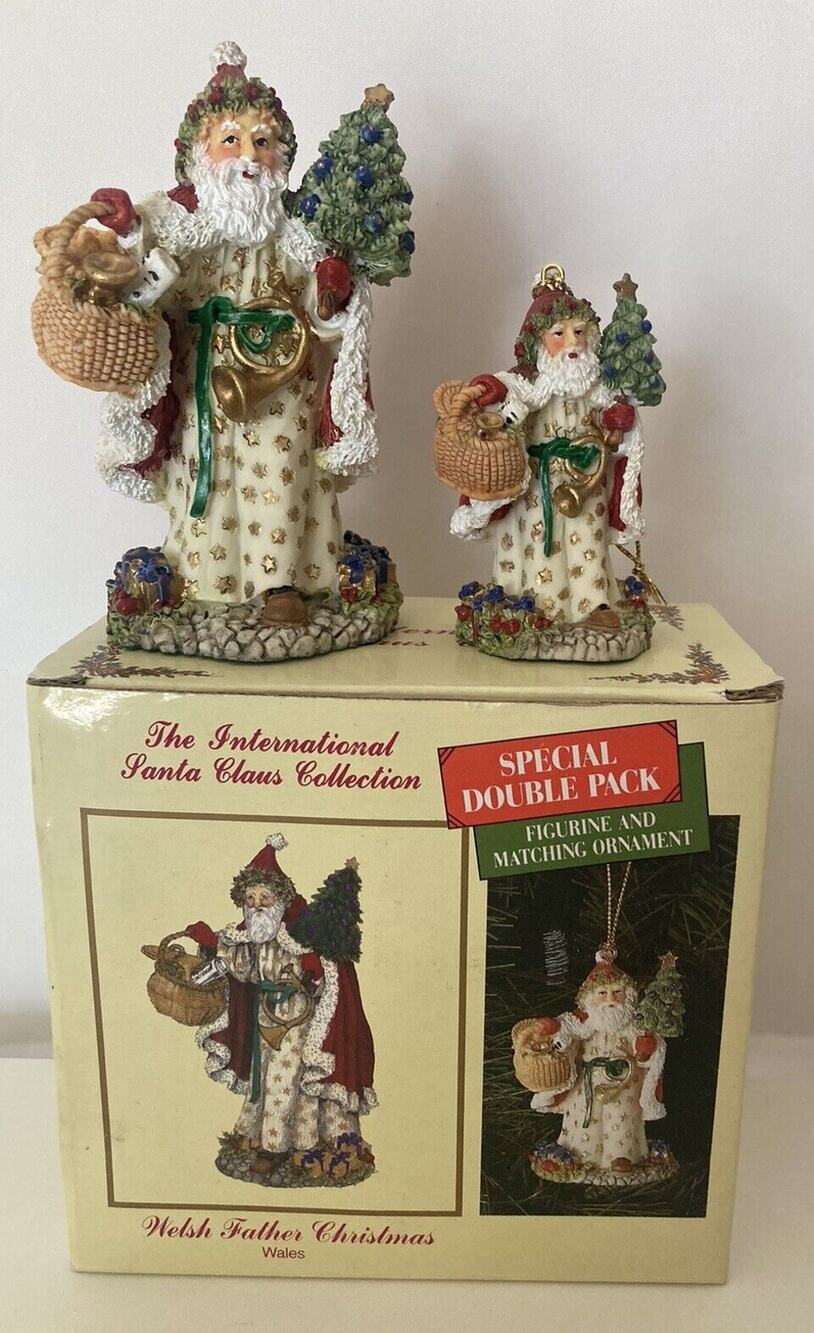 Welsh Father Christmas Wales 1998 Ornament International Santa Claus Collection
